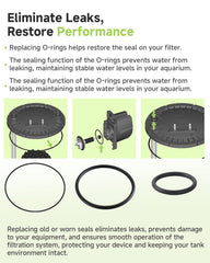 FixBear anillo O para Fluval FX6 sellado duradero ante humedad y corrosión
