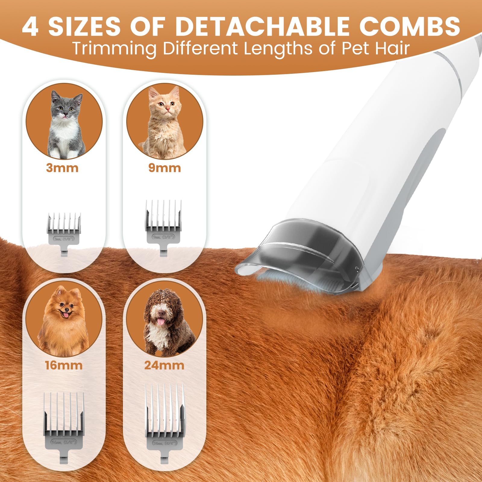 FIXR bajo nivel de ruido 65 dB para mascotas sensibles