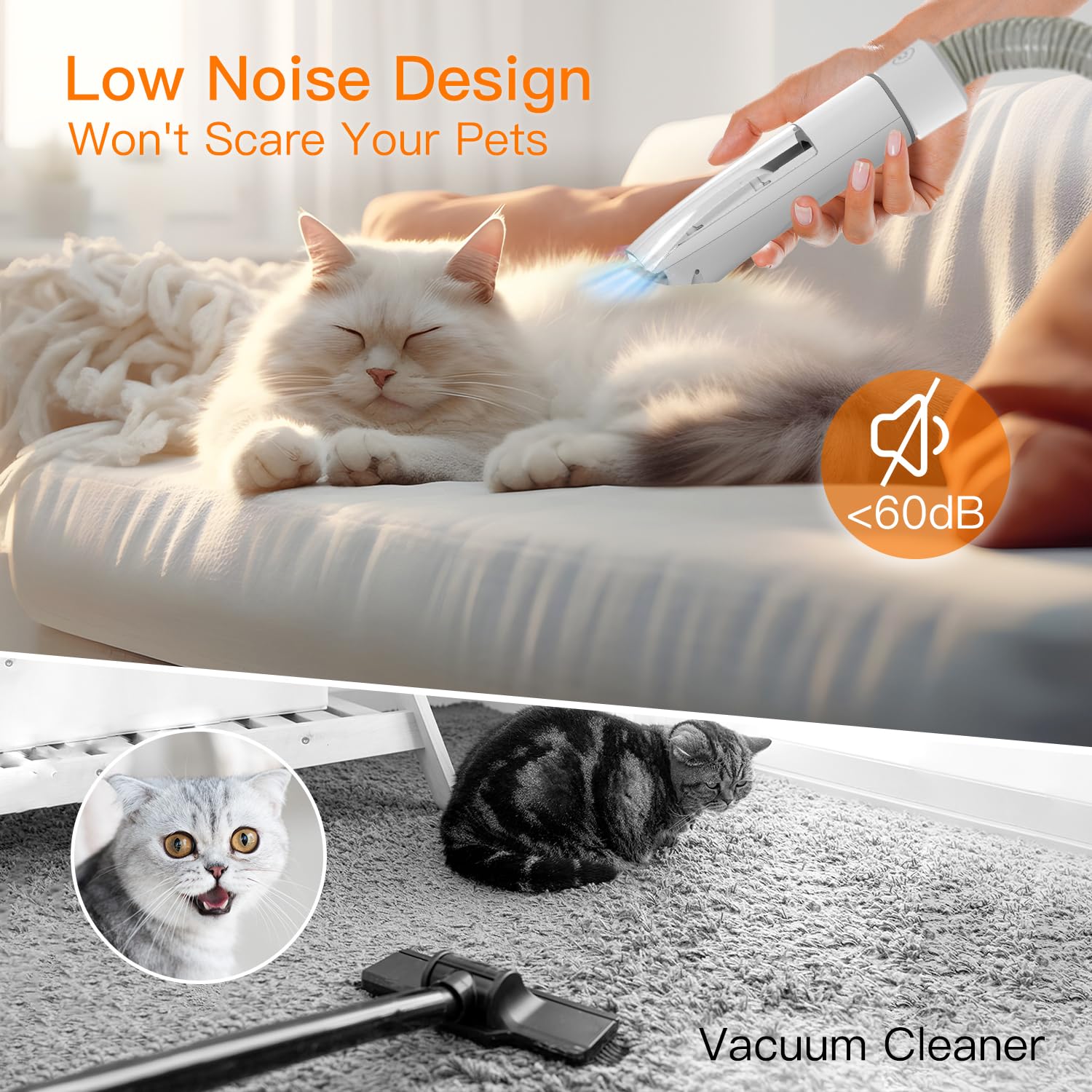 FIXR cubo de polvo de 2 L para sesiones de grooming sin interrupciones