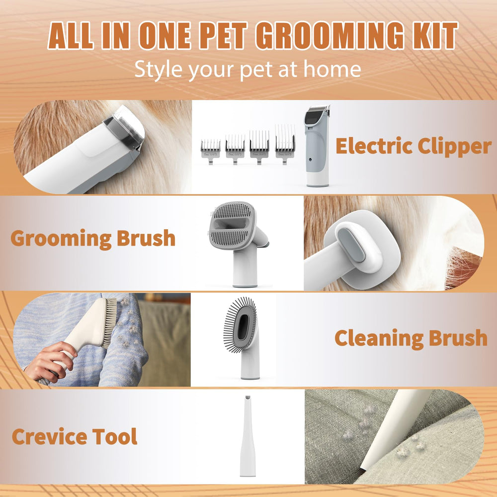 Kit FIXR 5 en 1 para perros con herramientas de aseo en casa