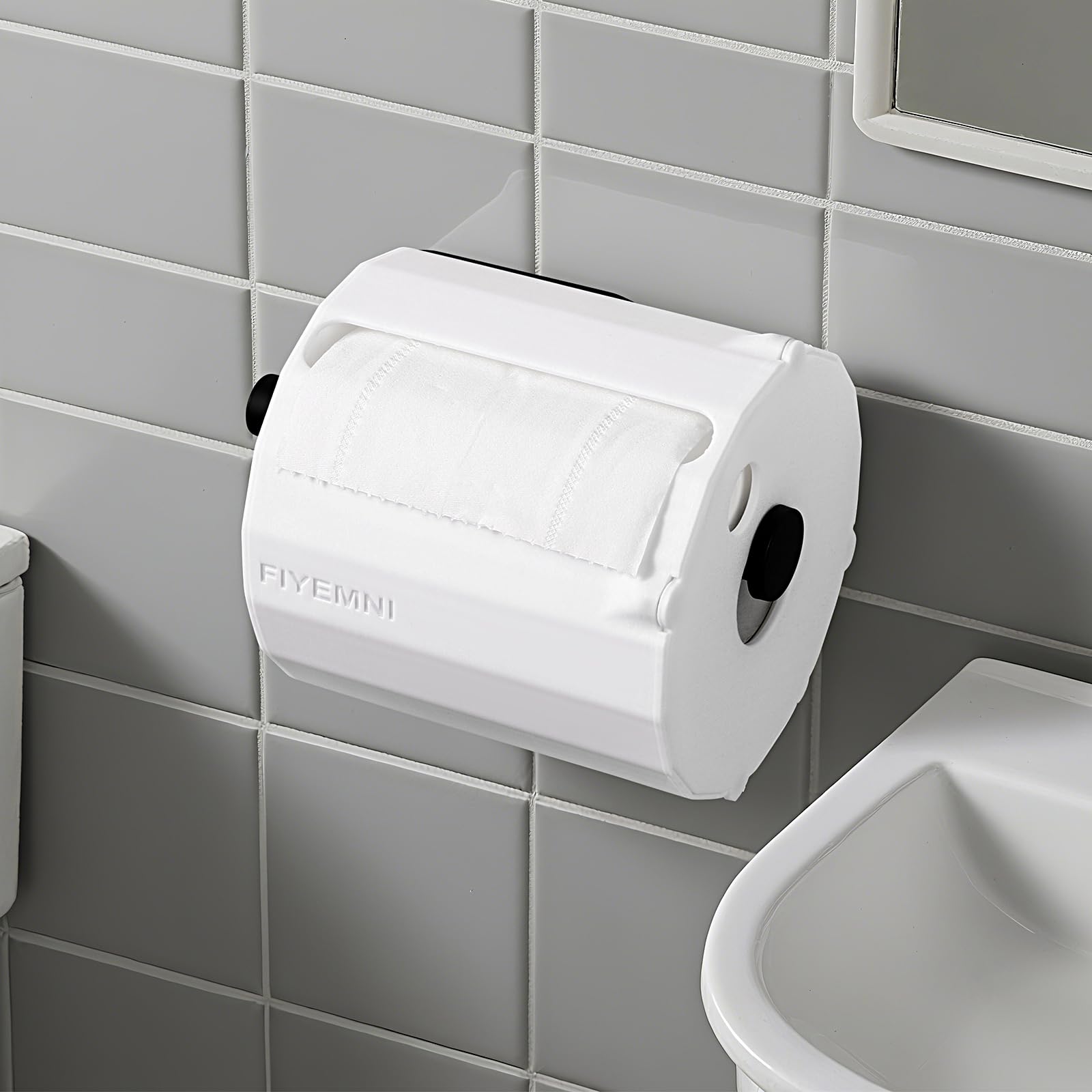 Diseño en PLA 3D FIYEMNI, duradero y ligero para baño moderno.
