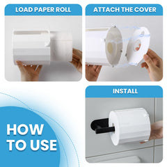 Protector FIYEMNI 360° para mantener el papel seguro ante mascotas curiosas.