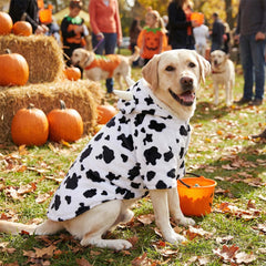Chaqueta de invierno de felpa FLAdorepet para perros, suave y cálida.