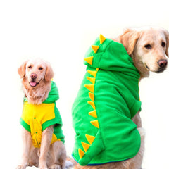 FLAdorepet disfraz dinosaurio verde 8XL para perros, ideal para fiestas.