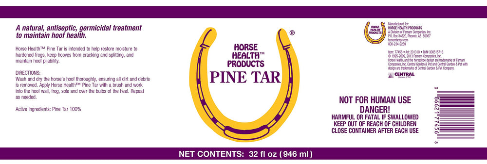 Flagline Betún de Pino para casco de caballo, aplicación que ayuda a mantener la flexibilidad.