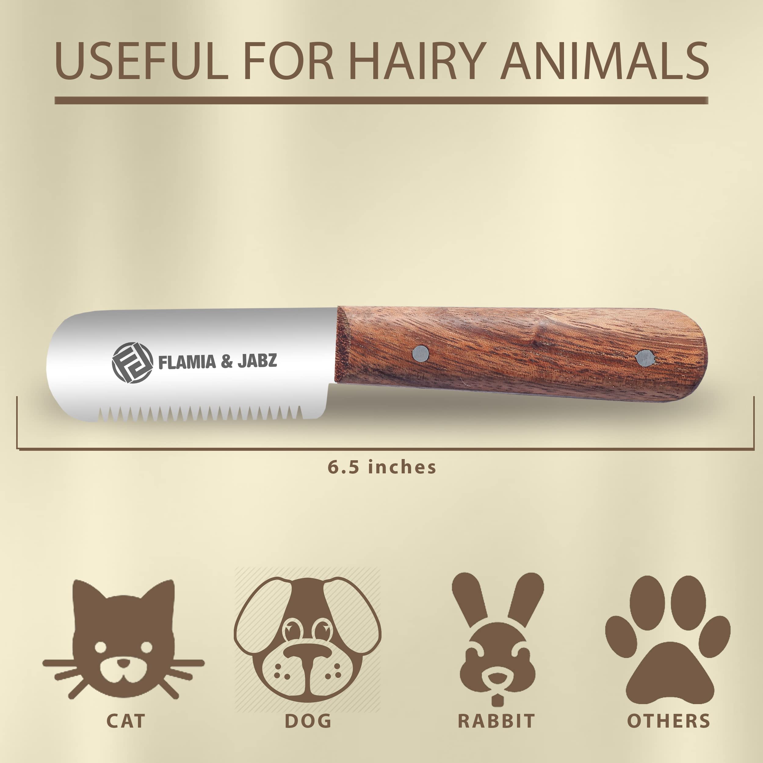 Uso profesional FLAMIA JABZ, ideal para grooming de mascotas