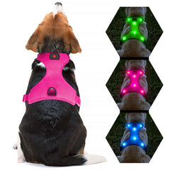 Flashseen arnés LED para perros con cinta reflectante para mayor visibilidad