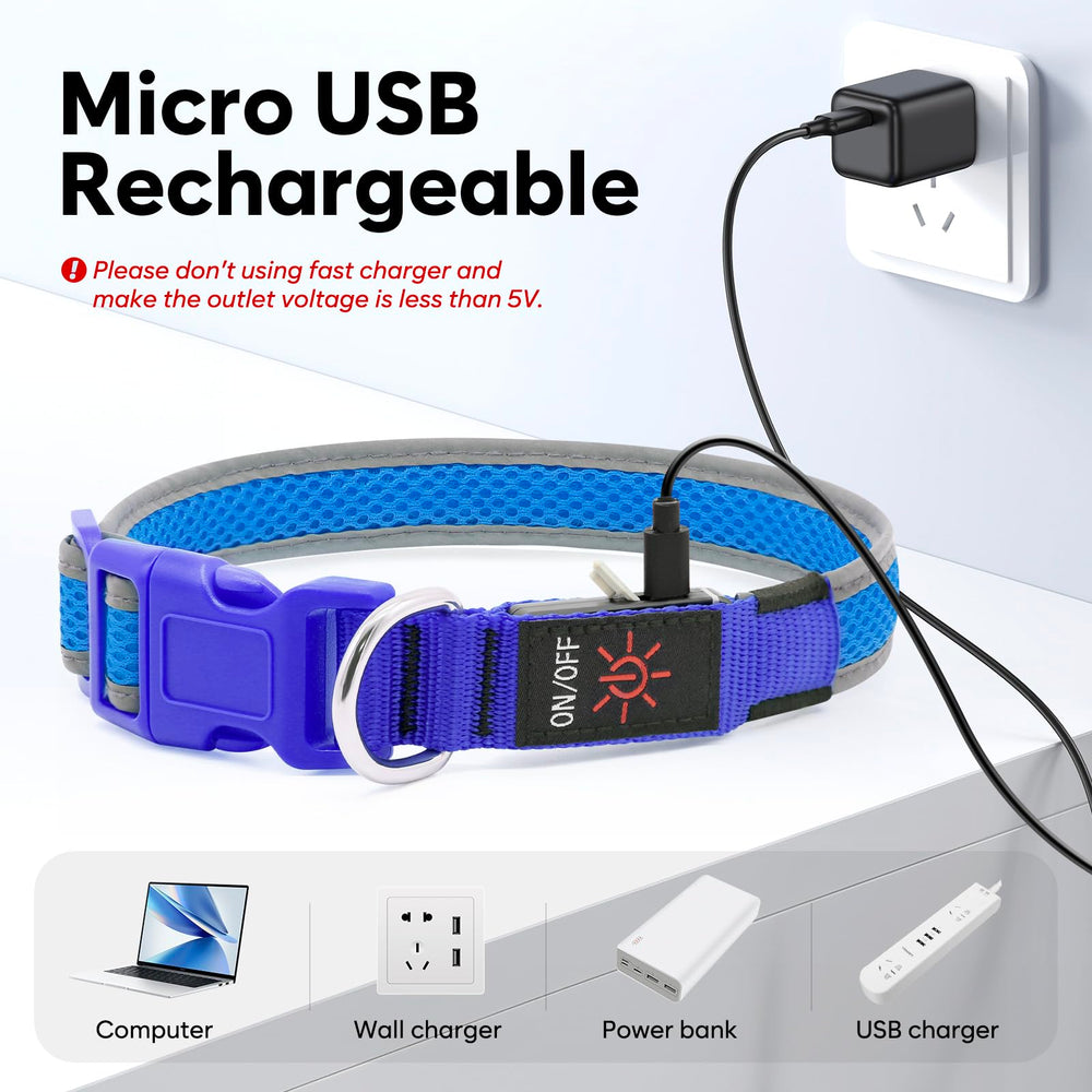 Flashseen collar modos iluminacion para distintos entornos