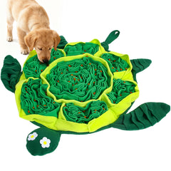 FLERDMAU manta de olfato con diseño tortuga estimula olfato y juego interactivo para perros.