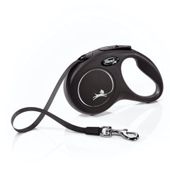 FLEXI New Classic: correa retráctil para perros pequeños, 16 ft, paseo cómodo y control seguro.