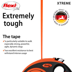 Mango ergonómico FLEXI Xtreme para agarre cómodo durante caminatas.