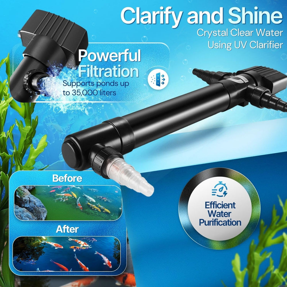 Flexzion Pond UV 55W: clarificador para estanques grandes y claros