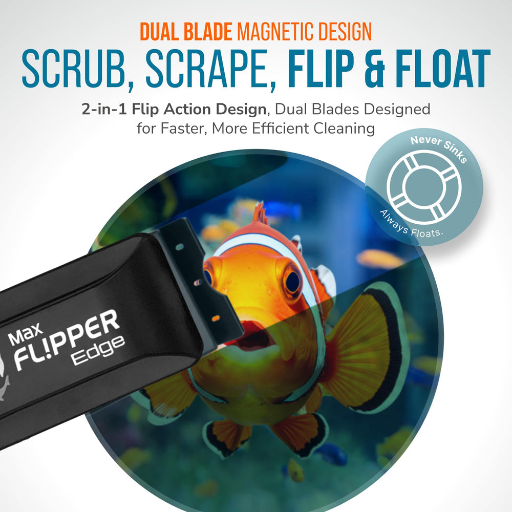 FLIPPER EDGE MAX: imanes potentes en acción para un raspado estable.