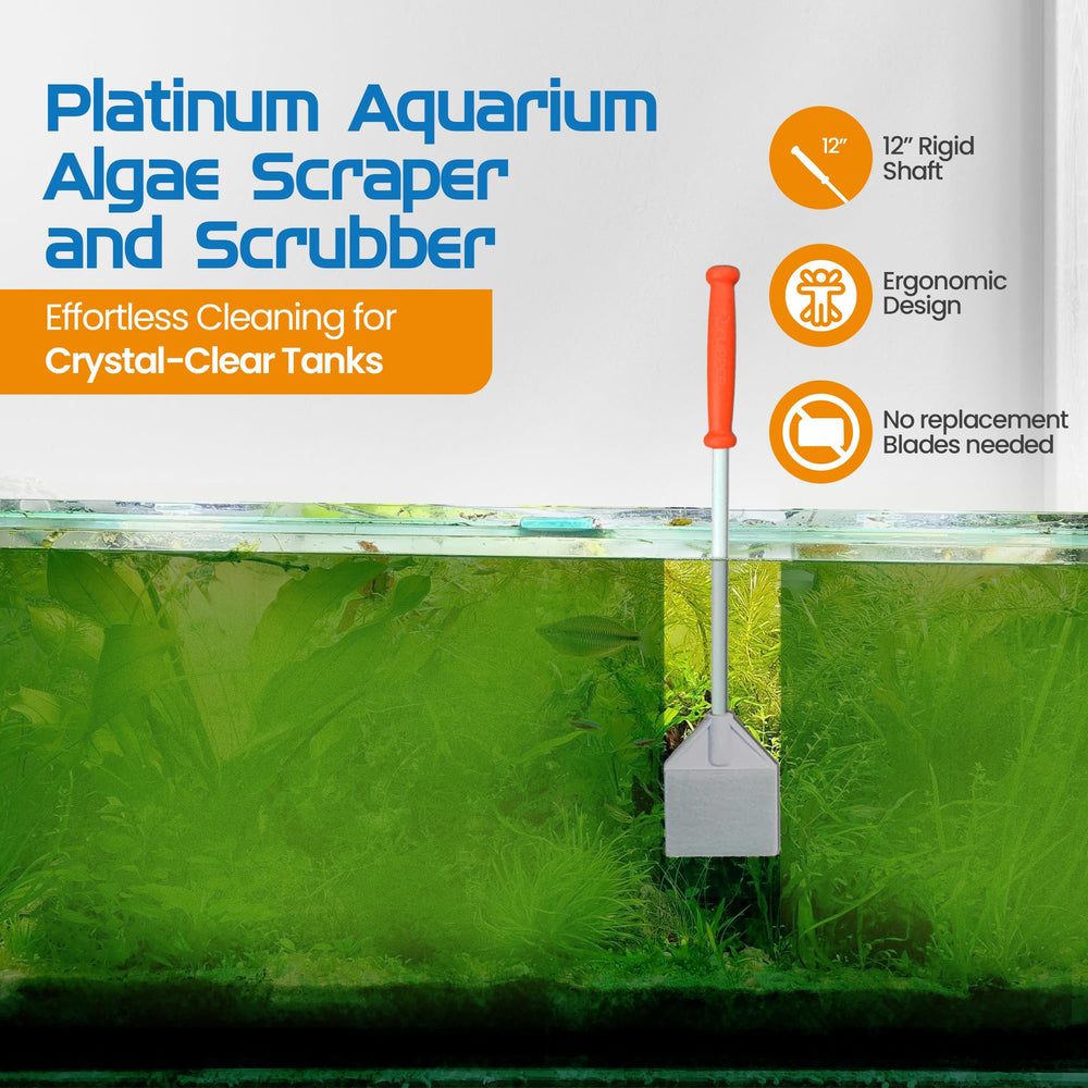 FL!PPER Platinum, hoja serrada, para eliminar algas sin rayar superficies.