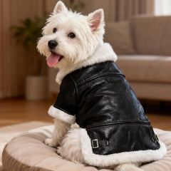 Forro de felpa interior Floofelove para perro pequeño, calidez suave en cada paseo.