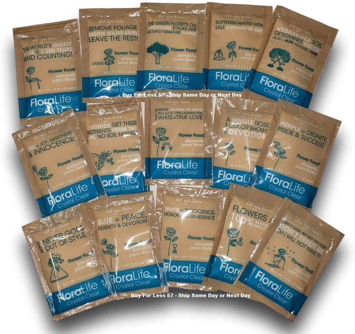 Código BURTON-303505 para referencia de Floralife Crystal Clear.