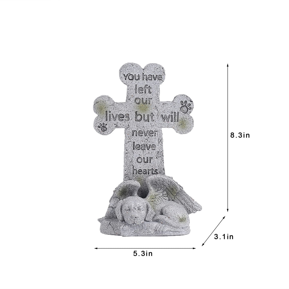 Floryden figura memorial para mascotas con detalle de huellas