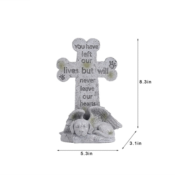 Floryden figura memorial para mascotas con detalle de huellas