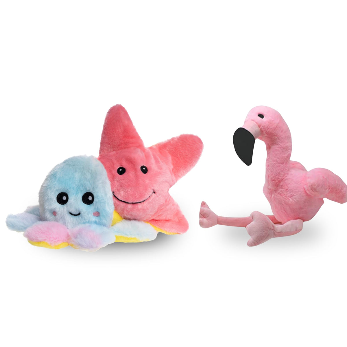 Flourish Pets 3 en 1 con flamenco: juguete duradero para perros activos y masticadores.