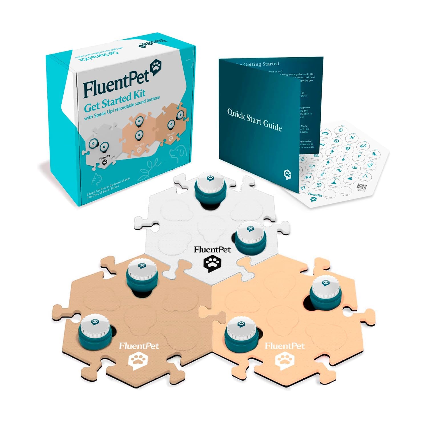 FluentPet: botones-grabables-6 para aprender palabras con claridad