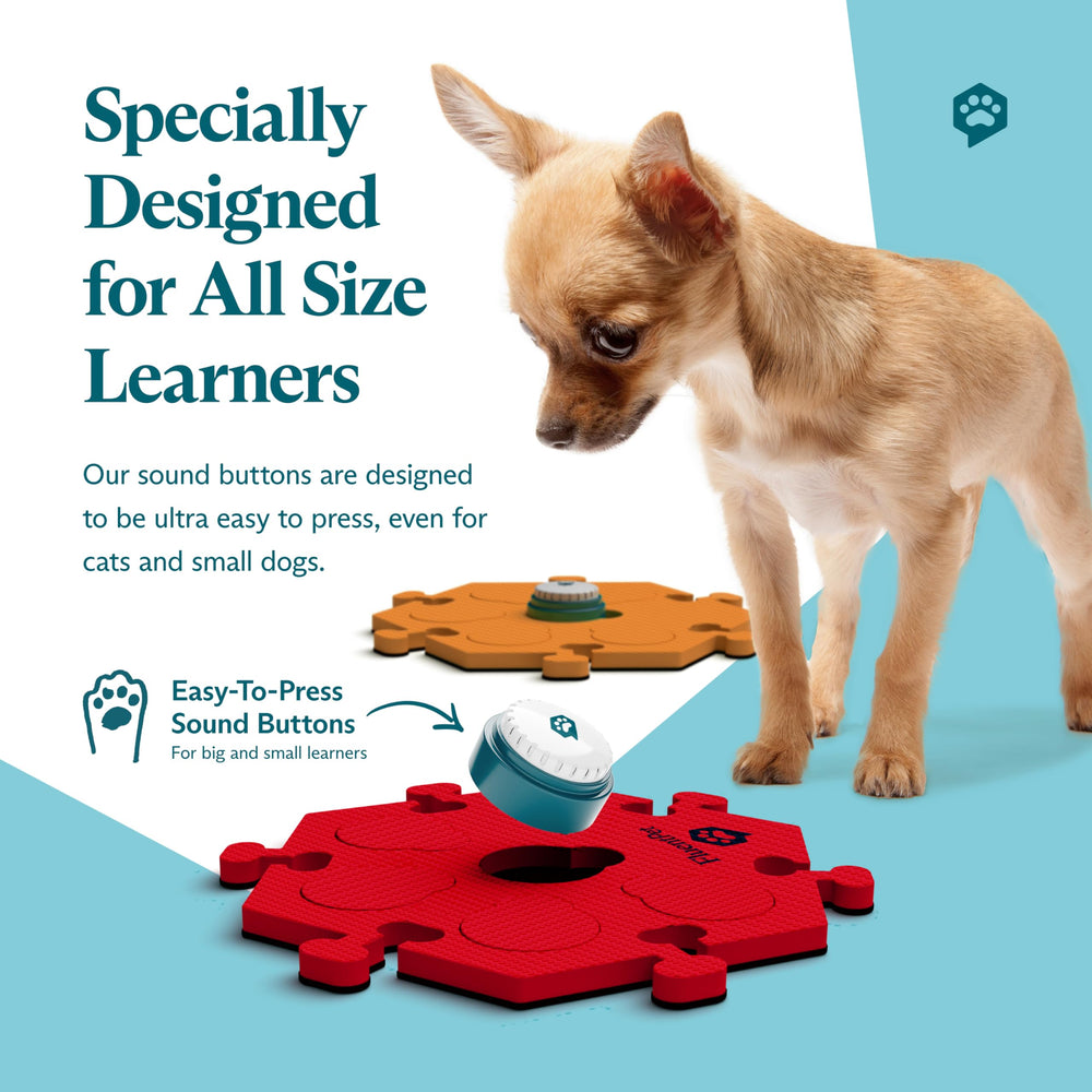 FluentPet Speak Up! - pegatinas-personalizables para vocabulario personalizado.