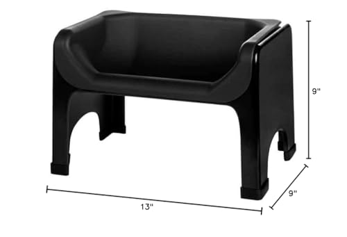Fluff Trough XL, tazón negro práctico para casa