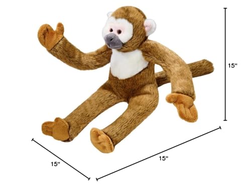 Albert, el mono ardilla de Fluff & Tuff, ideal para lanzarlo y tirar con seguridad.
