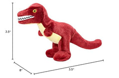 Fluff & Tuff Tiny T-Rex, con malla Tuffweb duradera para juego rudo