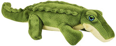 Savannah Baby Gator de Fluff & Tuff, vista frontal, perfecto para juegos y agarre suave