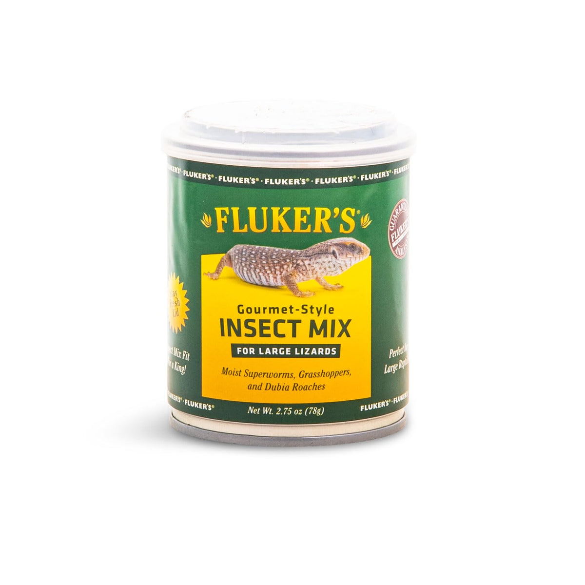 Imagen de Fluker's Gourmet enlatada para reptiles, opción conveniente para la dieta diaria.
