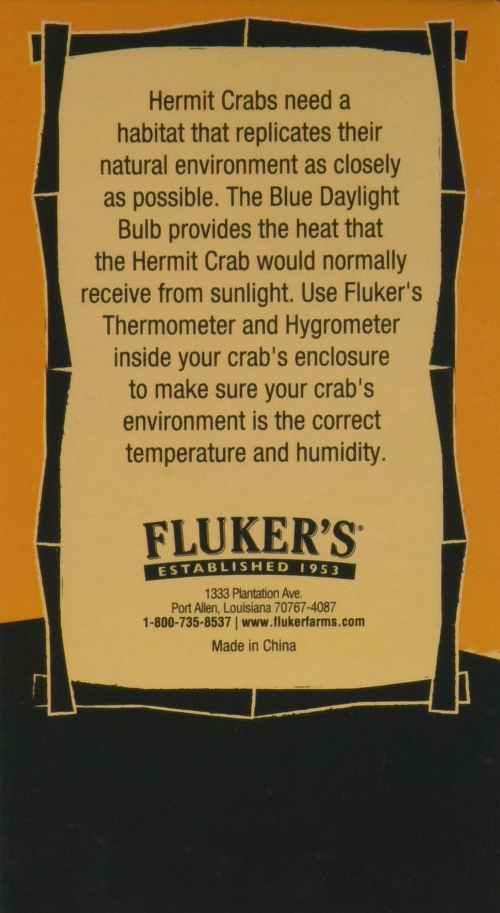 Fluker's lampara diurna 60w para hábitat, facilita observar comportamientos y temperatura.