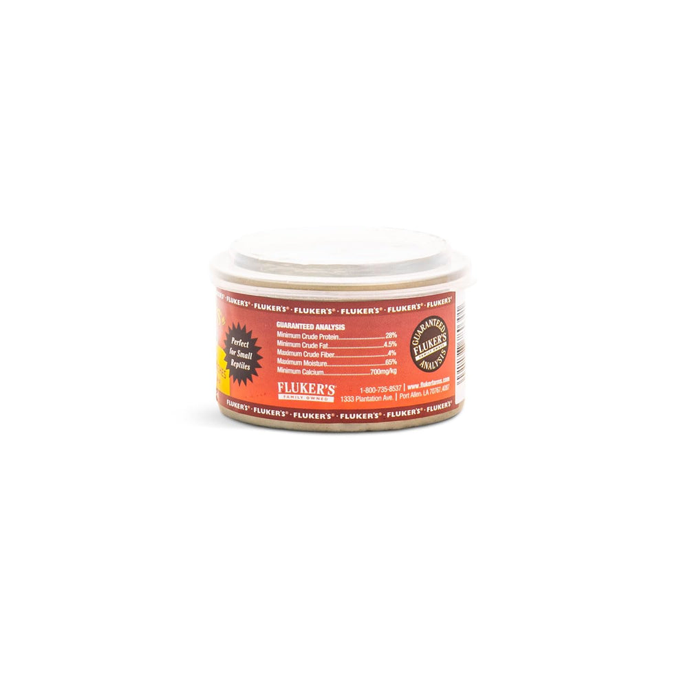 Fluker's delicias en lata, aroma suave que atrae a reptiles y aves.