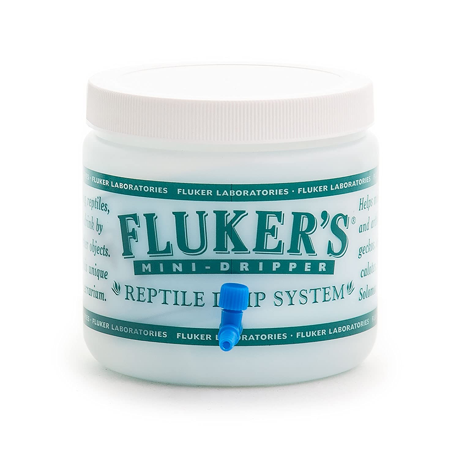 Fluker's Mini Dripper, goteo de agua para terrario, fuente de hidratación suave.