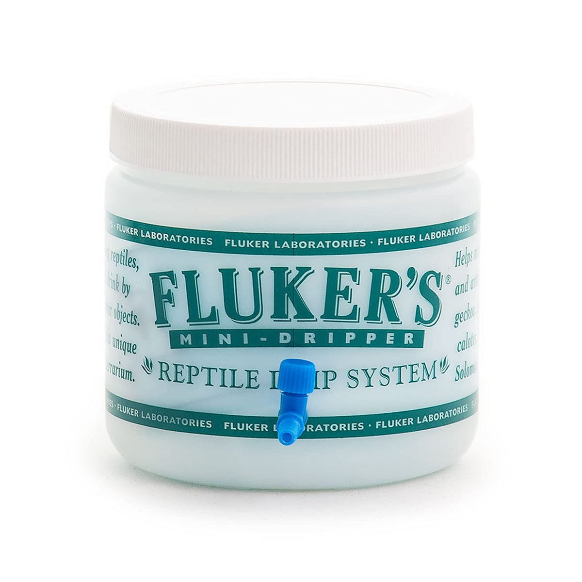 Fluker's Mini Dripper, goteo de agua para terrario, fuente de hidratación suave.