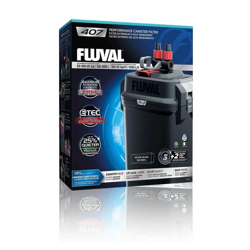 Fluval 407, kit para cabezal de motor, facilita mantenimiento regular del filtro.