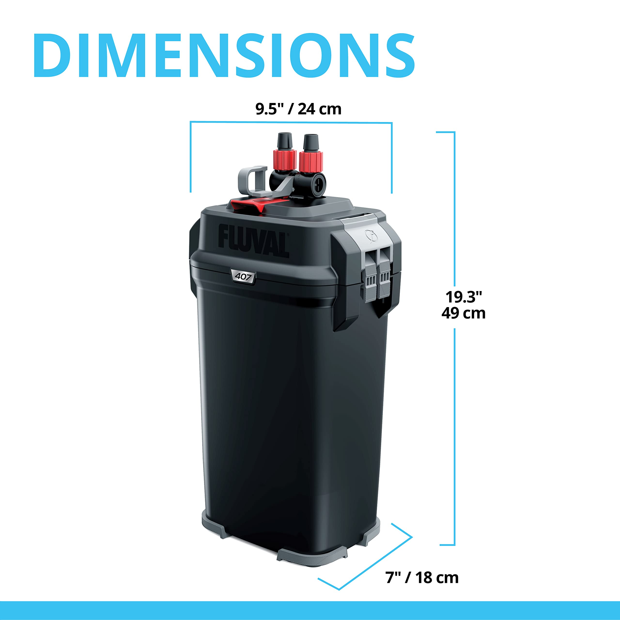 Fluval 407: instalación sencilla para empezar a usar rápidamente.