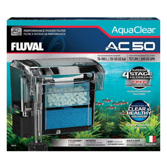 Fluval AC50, filtro de agua, entrada frontal, flujo estable para acuarios.