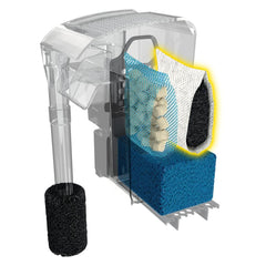 Inserto Fluval AC50 3unidades, caja visible para reposición regular.