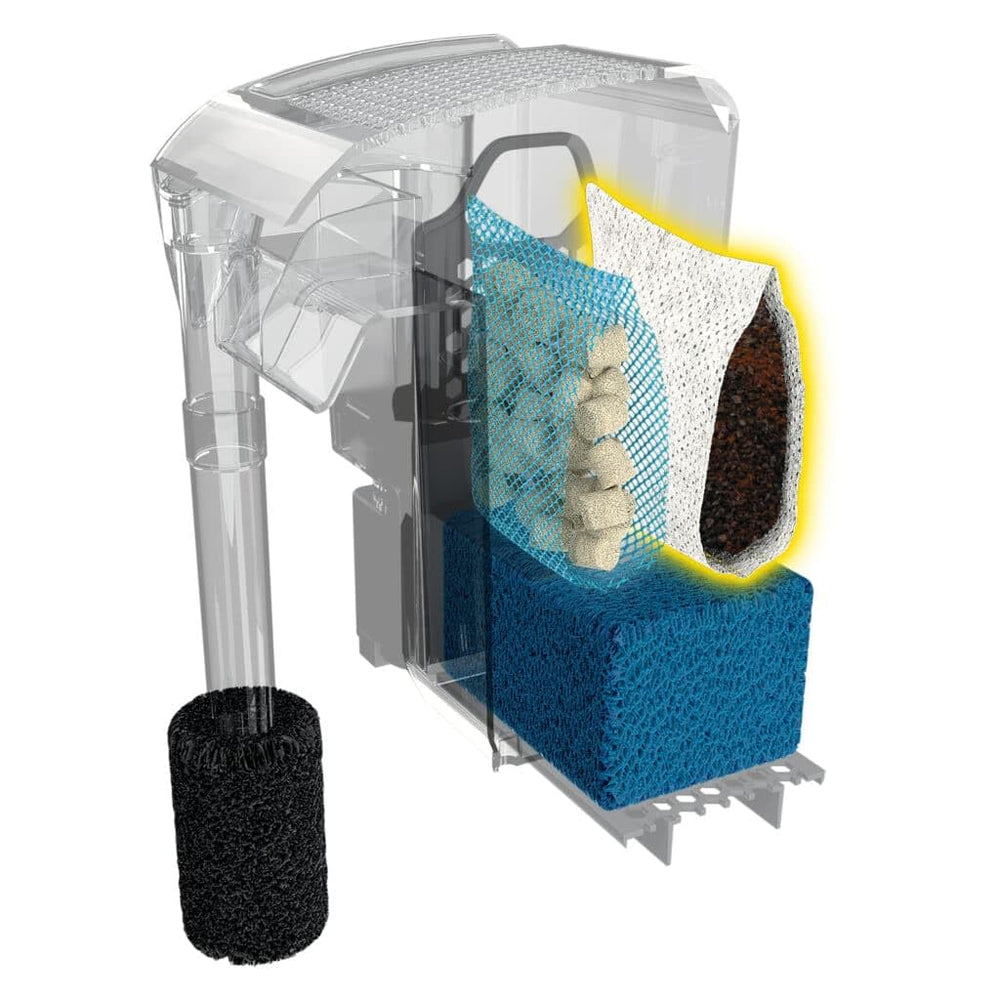Inserto Fluval AC50 3unidades, uso en filtro, mejora flujo de agua.