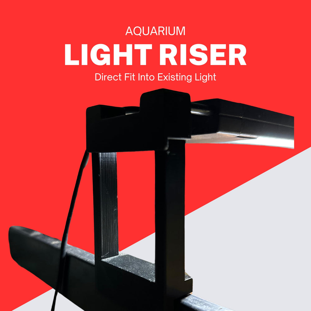 Ajuste de altura Fluval para mayor penetración de luz en acuario.