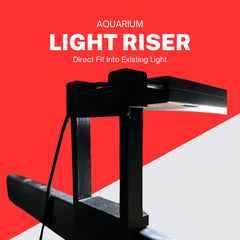 Ajuste de altura Fluval para mayor penetración de luz en acuario.