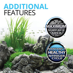 Fluval BioMax: mayor capacidad de medios para agua clara y estable.