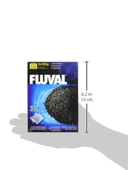 Bolsas de carbón Fluval en nylon para filtración eficiente en acuario