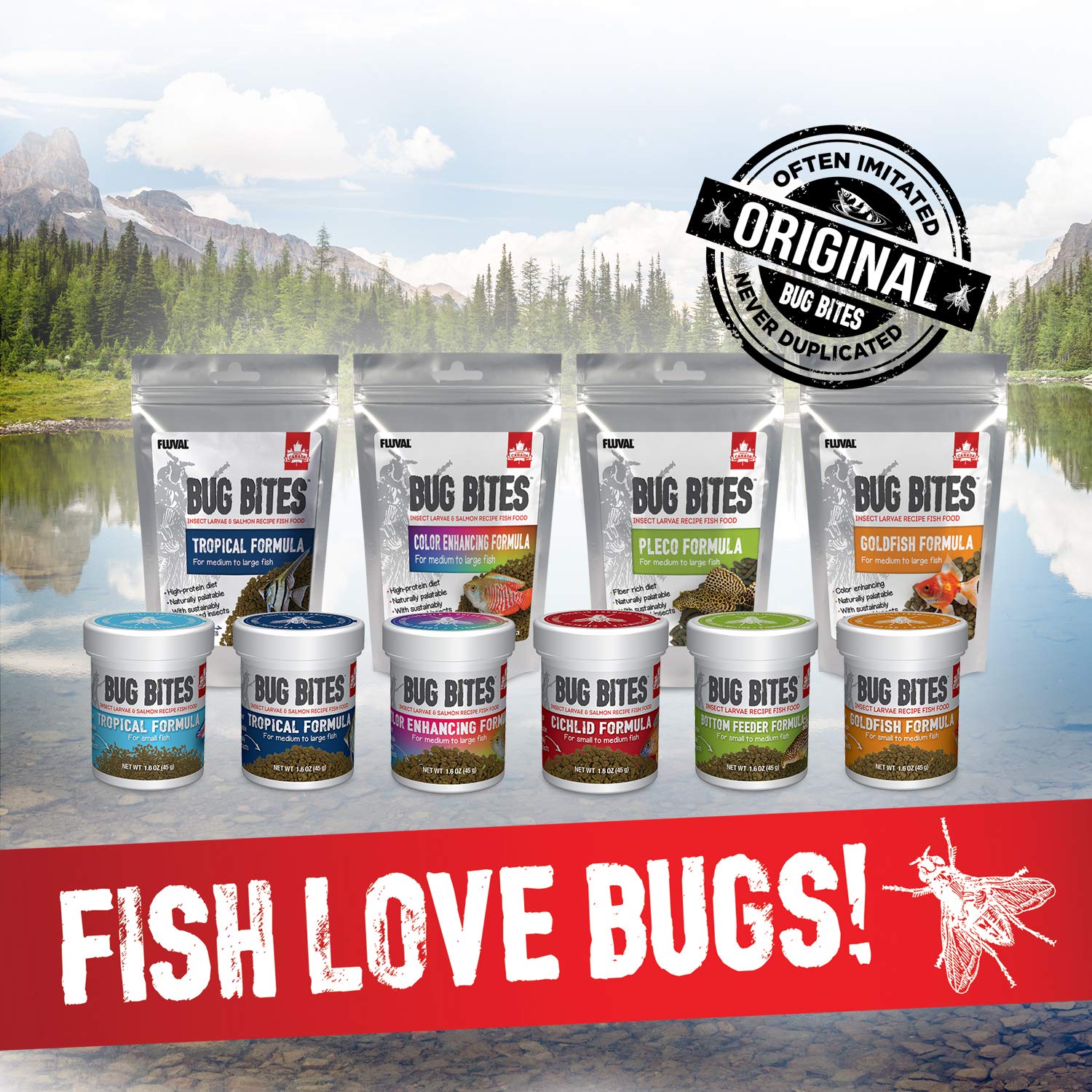 Fluval Bug Bites control de calidad en cada lote, frescura garantizada