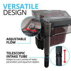 Fluval C4: inserto de carbón activado elimina olores y turbidez.