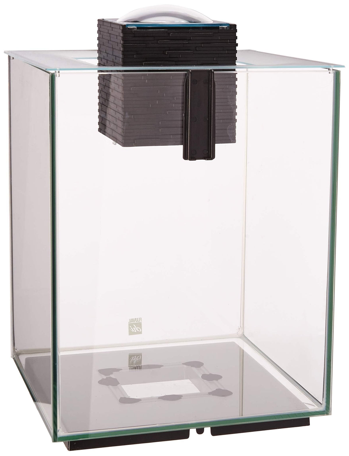 Fluval Chi II, acuario de 5 galones con iluminación de diodos para un ambiente sereno.
