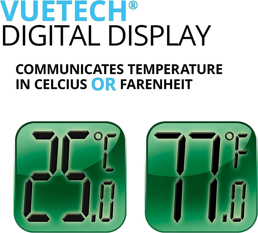 Ajuste preciso de 0,5 °C en Fluval E200 para un ajuste fino de temperatura.