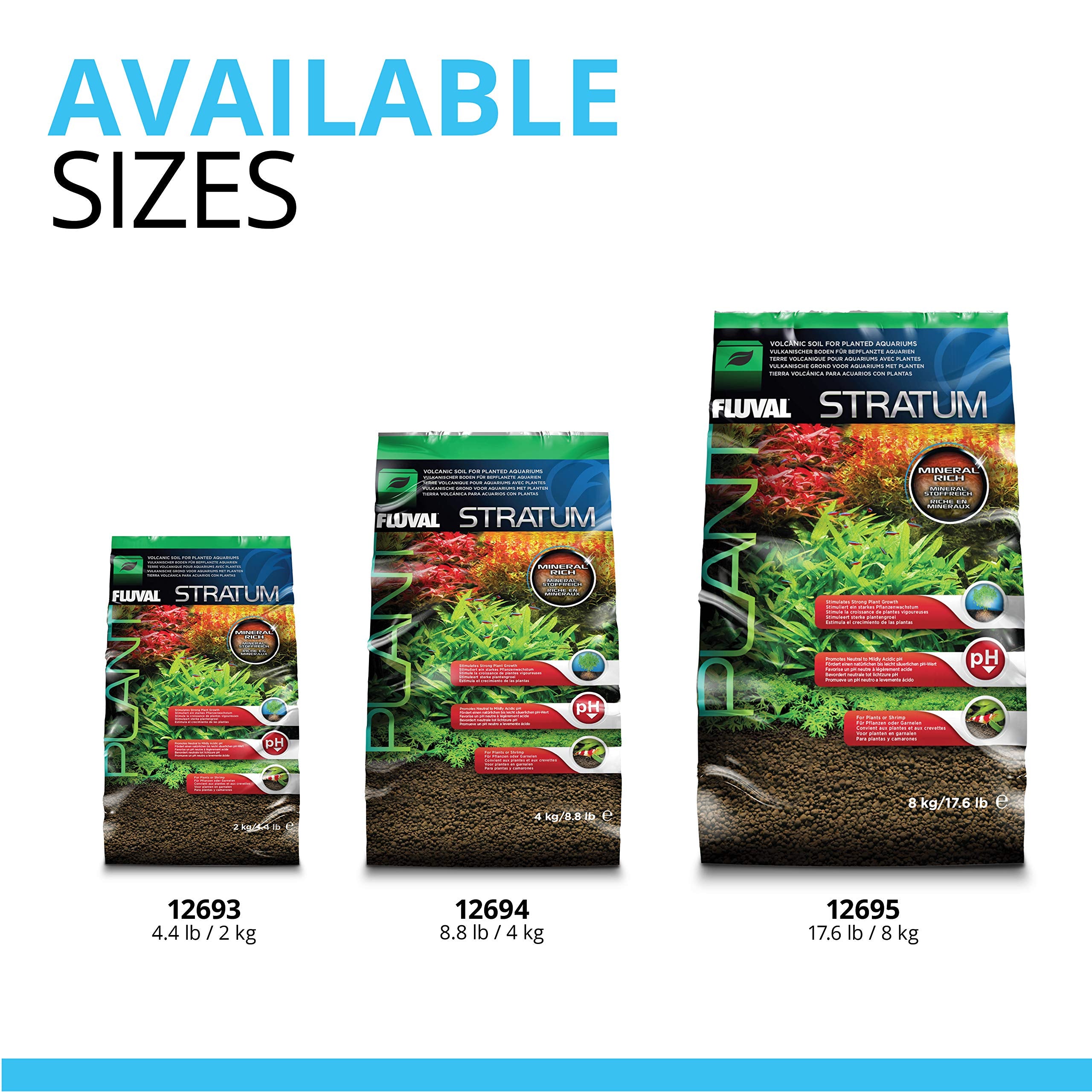 Fluval Estrato compatible con acuarios plantados.