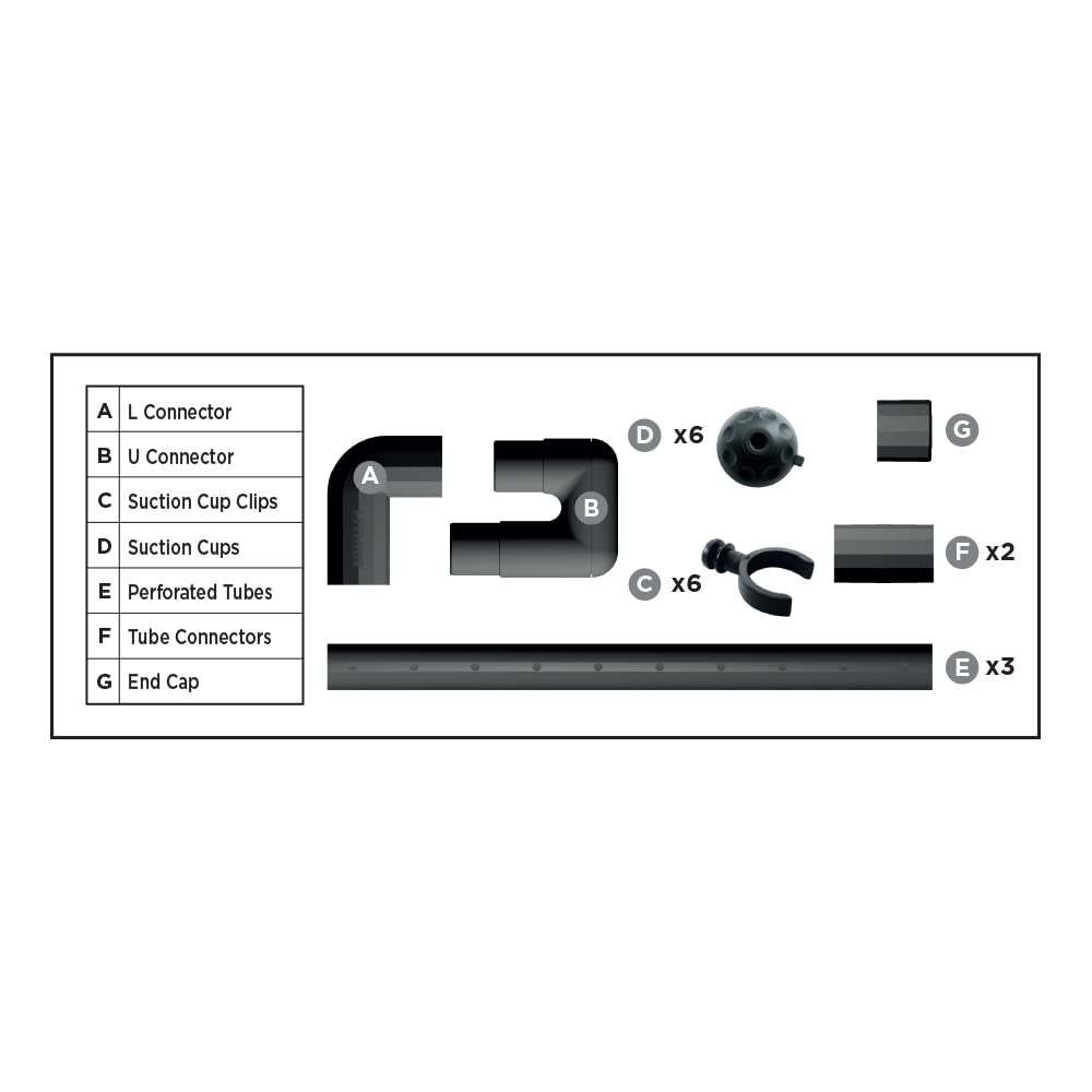 Fluval FX Spray Bar Kit barra rociadora extendible para circulación y difusión del agua