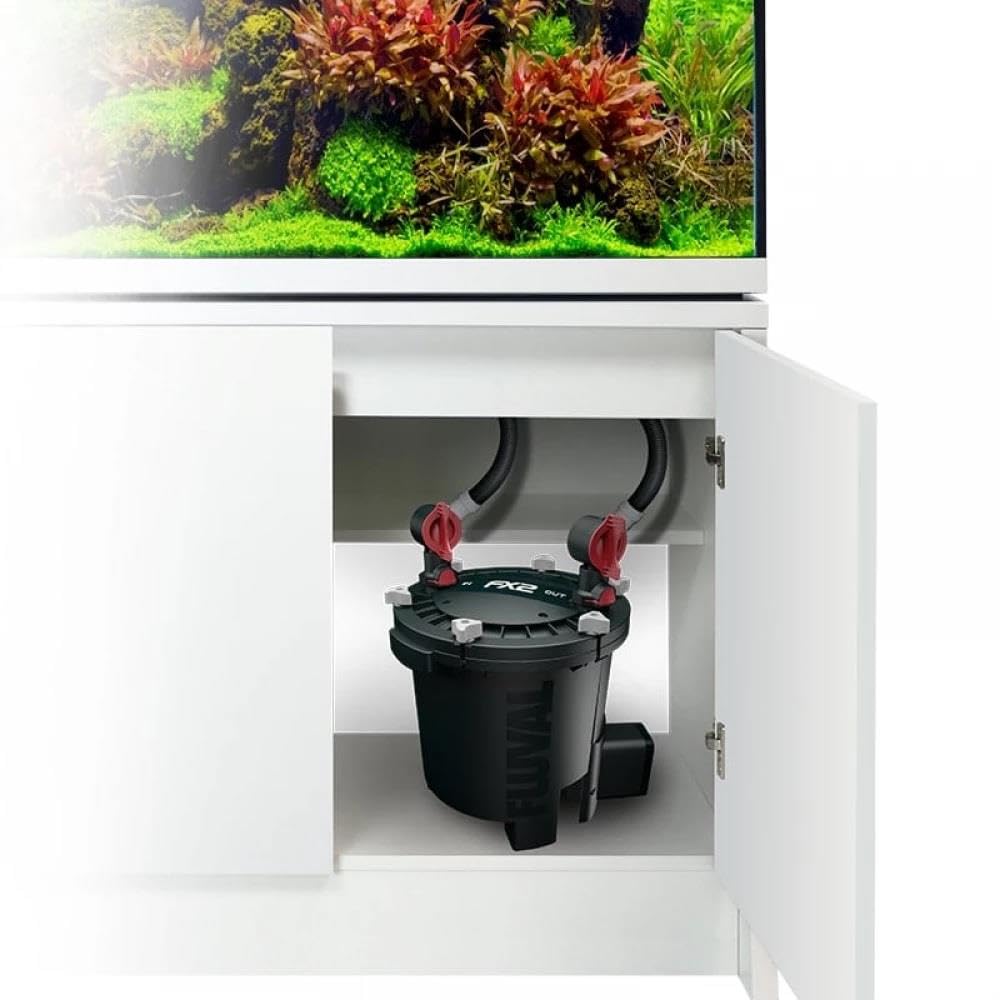 Fluval FX2, diseño compacto y silencioso, encaja bajo la pecera.